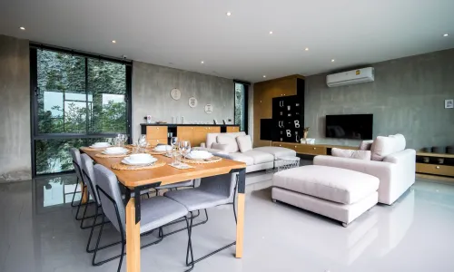 Сногсшибательная вилла с 2 спальнями и с видом на горы в проекте Натурал Парк, на пляже Камала 