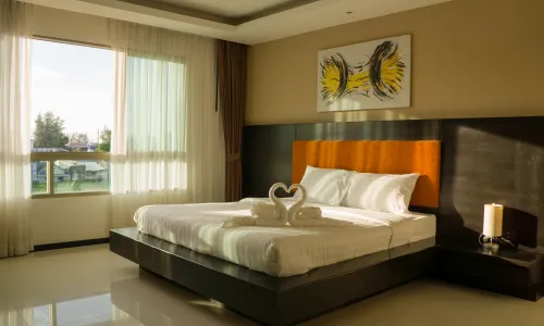 Превосходные апартаменты с 2 спальнями и с видом на город в проекте Реджент Камала, на пляже Камала 