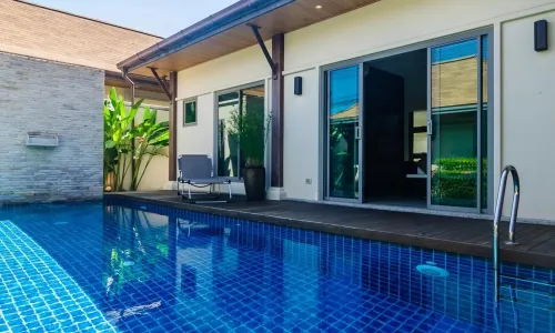 Сногсшибательная вилла с 3 спальнями и с видом на бассейн в проекте Ниш Виллас, на пляже Найхарн