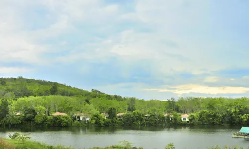 Прекрасный таунхаус с 1 спальней и с видом на озеро, на пляже Таланг