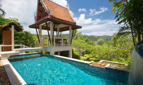 Роскошная вилла с 3 спальнями и с видом на море в проекте Катаманда, на пляже Ката