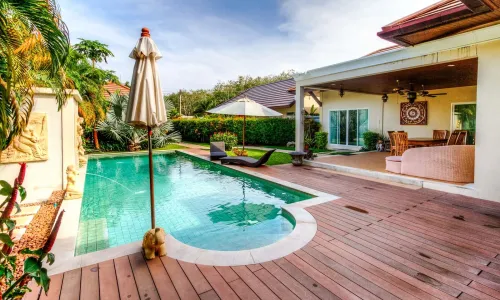 Сказочная вилла с 3 спальнями и с видом на бассейн, на пляже Найхарн