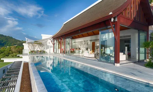 Сказочная вилла премиум класса с 4 спальнями и с видом на море в проекте Малайвана, на пляже Найтон