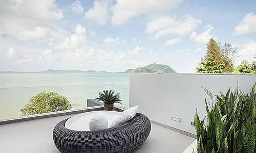 Великолепная вилла с 3 спальнями и с видом на море в проекте Ева бич, на пляже Равай