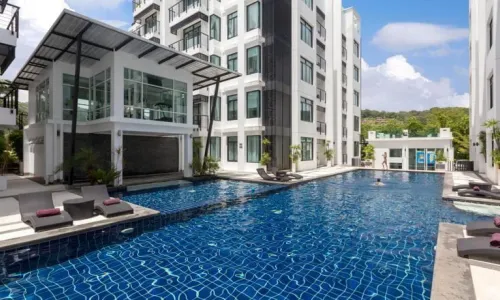 Великолепные апартаменты с 2 спальнями и с видом на горы в проекте Реджент Камала, на пляже Камала 