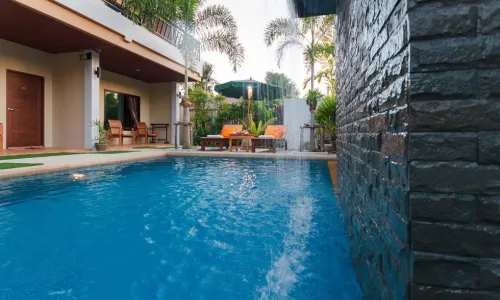 Cтильные апартаменты с 1 спальней и с видом на горы, на пляже Найхарн