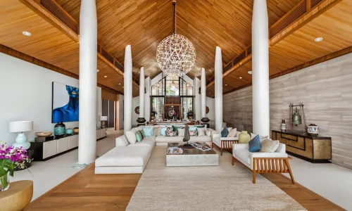 Превосходная вилла премиум класса с 7 спальнями и с видом на море в проекте Зе Бэй, на пляже Мыс Яму