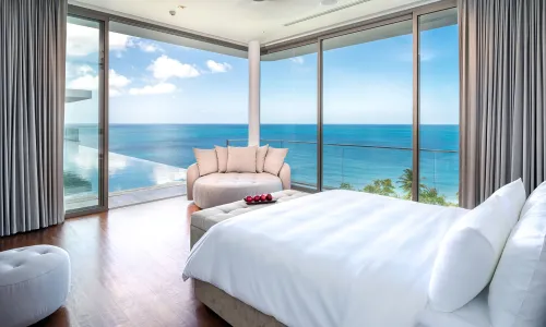 Великолепные апартаменты с 4 спальнями и с видом на море в проекте Малайвана, на пляже Найтон