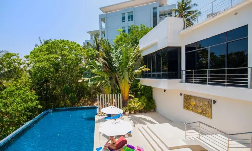 Шикарные апартаменты с 1 спальней и с видом на бассейн в проекте Карон Хилл, на пляже Карон