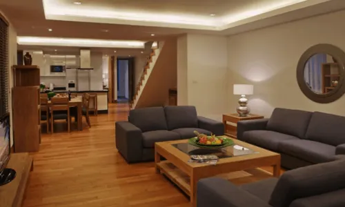 Удобный пентхауз с 3 спальнями и с видом на море в проекте Перл оф Найтон, на пляже Найтон