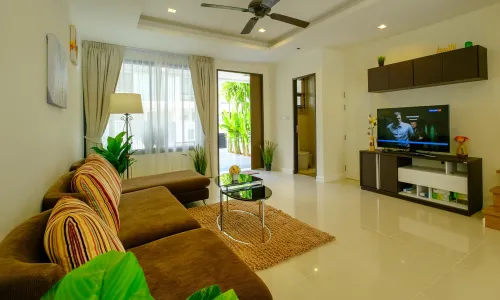 Шикарный таунхаус с 3 спальнями и с видом на сад в проекте Лагуна Парк, на пляже Бангтао/Лагуна