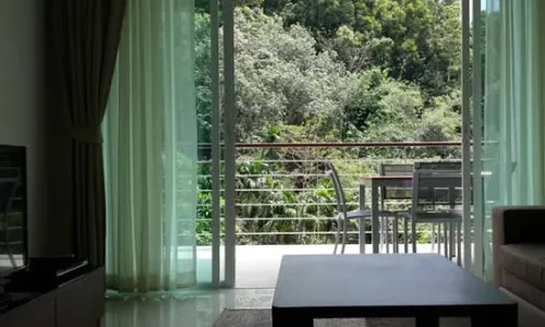 Прекрасные апартаменты с 1 спальней и с видом на горы в проекте Камала Фолс, на пляже Камала 