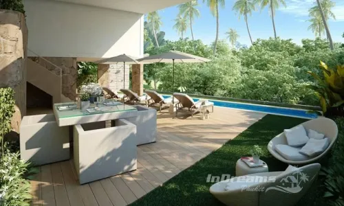 Великолепные апартаменты с 1 спальней и с видом на море в проекте Ката Оушен Вью, на пляже Ката