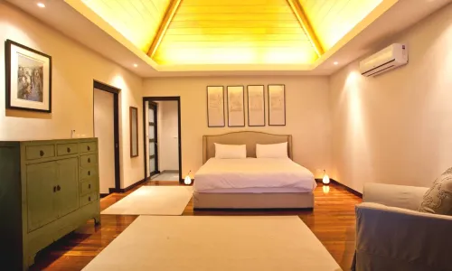 Сногсшибательная вилла с 3 спальнями и с видом на бассейн в проекте Суксан, на пляже Равай