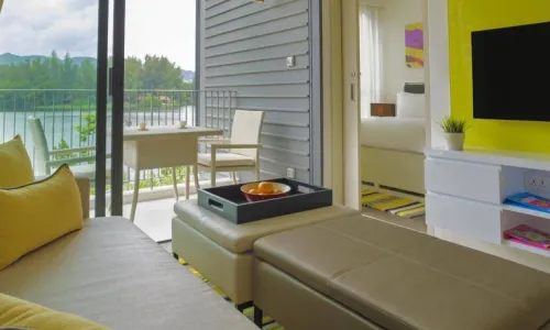 Превосходные апартаменты с 1 спальней и с видом на озеро в проекте Кассия, на пляже Бангтао/Лагуна