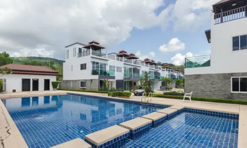 Шикарная вилла с 2 спальнями и с видом на горы в проекте Камала Парадайс 1, на пляже Камала 