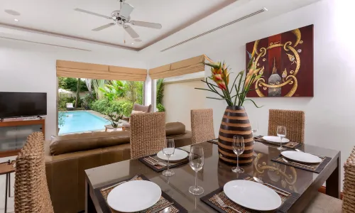 Сказочная вилла с 3 спальнями и с видом на бассейн в проекте Зе Резиденс Бангтао, на пляже Бангтао/Лагуна