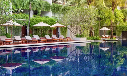 Модные апартаменты с 2 спальнями и с видом на бассейн в проекте Чава, на пляже Сурин (+ Видео обзор)