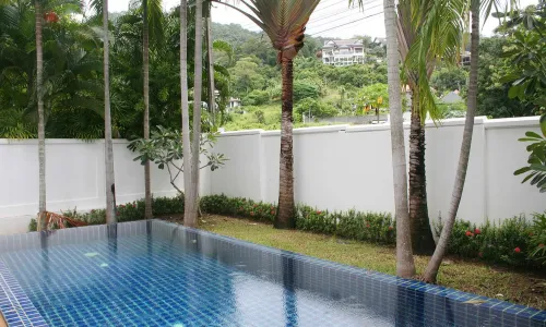 Роскошная вилла с 3 спальнями и с видом на бассейн в проекте Интира Виллас, на пляже Равай