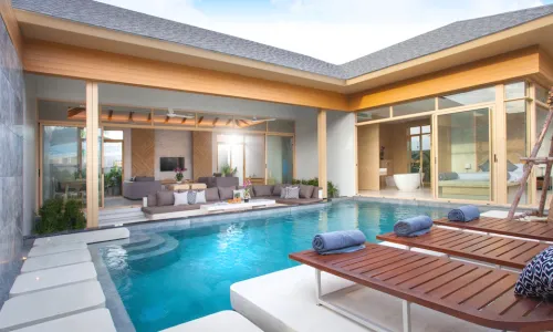 Восхитительная вилла с 3 спальнями и с видом на бассейн в проекте Химмапана Виллас Террасс, на пляже Камала 