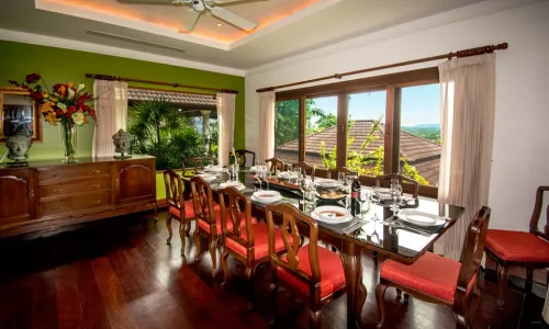 Удобная вилла с 6 спальнями и с видом на горы в проекте Лейквуд хиллс, на пляже Бангтао/Лагуна