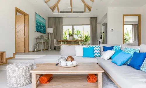 Роскошная вилла с 3 спальнями и с видом на бассейн в проекте Тричада, на пляже Бангтао/Лагуна