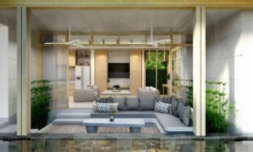 Превосходная вилла с 2 спальнями и с видом на бассейн в проекте Химмапана Виллас Террасс, на пляже Камала 