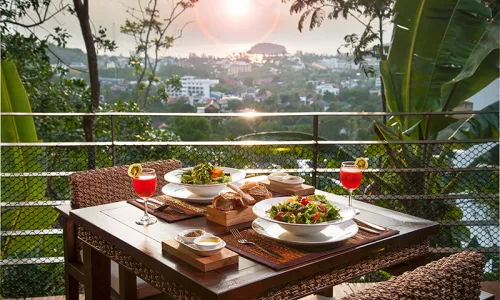 Сказочные апартаменты с 1 спальней и с видом на город в проекте Ката Оушен Вью, на пляже Ката