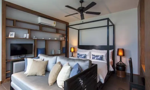 Великолепная вилла с 1 спальней и с видом на бассейн в проекте Ту Виллас Холидей Ориентал Стайл Лайян, на пляже Бангтао/Лагуна