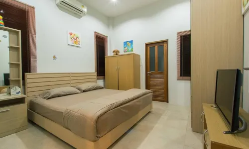 Cтильная вилла с 3 спальнями и с видом на сад, на пляже Чалонг