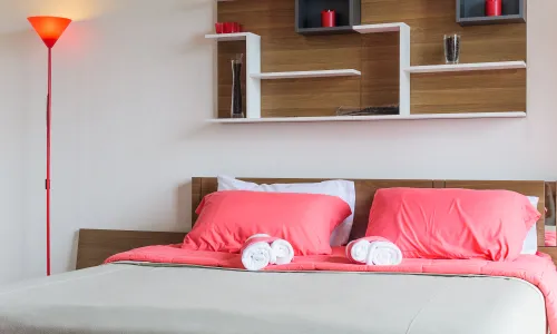 Удобные апартаменты с 1 спальней и с видом на бассейн в проекте Карон Чик, на пляже Карон