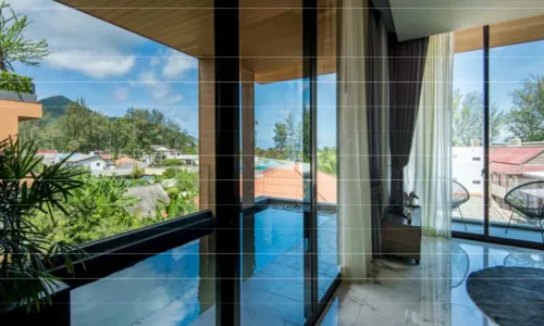 Комфортабельные апартаменты с 2 спальнями и с видом на бассейн, не далеко от моря в проекте Глэм Хэбитат, на пляже Камала 