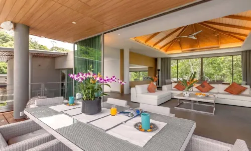 Комфортабельная вилла премиум класса с 4 спальнями и с видом на море в проекте Ля Колин, на пляже Лаян 