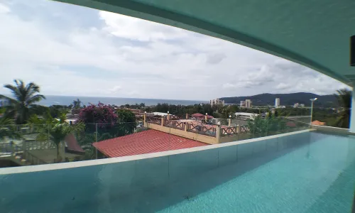 Сногсшибательные апартаменты с 2 спальнями и с видом на море в проекте Сансет Плаза, на пляже Карон