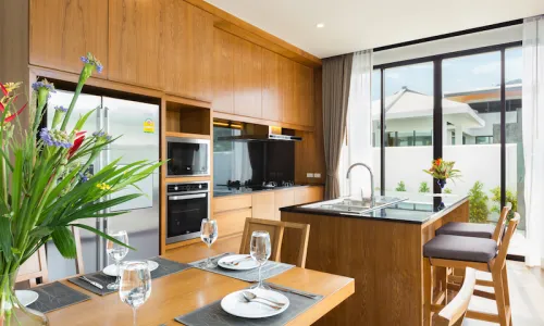 Сногсшибательная вилла с 3 спальнями и с видом на сад в проекте Модерн Зен, на пляже Найхарн