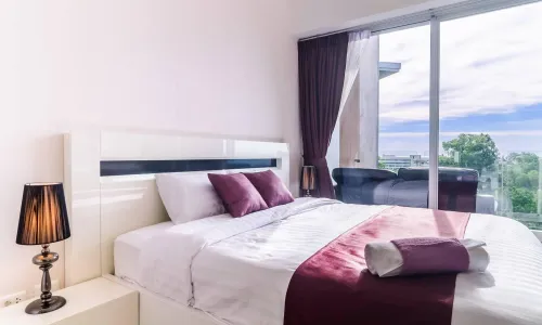 Прекрасные апартаменты с 1 спальней и с видом на море в проекте Карон Чик, на пляже Карон