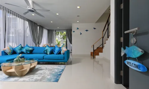 Cтильная вилла с 3 спальнями и с видом на бассейн в проекте Лагуна Парк 2, на пляже Бангтао/Лагуна