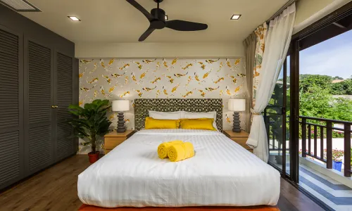 Потрясающие апартаменты с 1 спальней и с видом на озеро в проекте Сурин Спрингс, на пляже Сурин