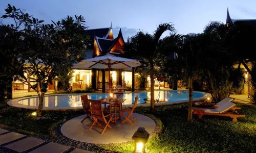 Cтильная вилла премиум класса с 8 спальнями и с видом на бассейн, на пляже Камала 