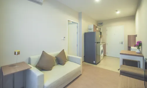 Модные апартаменты с 1 спальней и с видом на город в проекте Зескейп 1 Кондоминиум, на пляже Бангтао/Лагуна