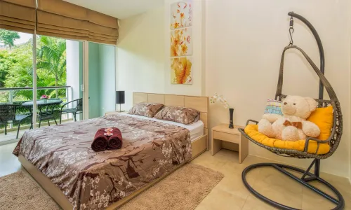 Превосходные апартаменты с 1 спальней и с видом на город в проекте Карон Хилл, на пляже Карон