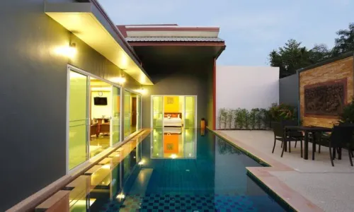 Превосходная вилла с 2 спальнями и с видом на бассейн, на пляже Найхарн