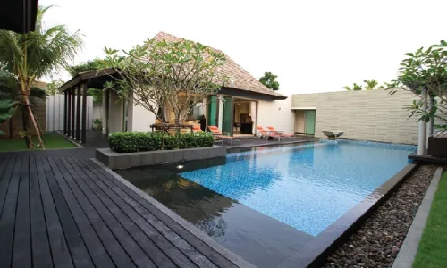 Cтильная вилла с 4 спальнями и с видом на бассейн в проекте Анчан 3, на пляже Бангтао/Лагуна