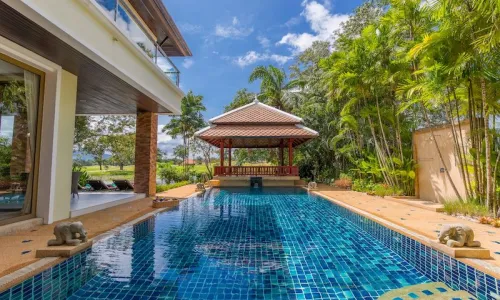 Прекрасная вилла с 4 спальнями и с видом на озеро в проекте Лагуна Хомс, на пляже Бангтао/Лагуна