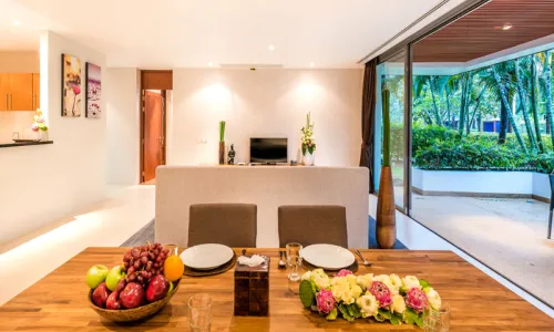 Роскошные апартаменты с 2 спальнями и с видом на сад в проекте Лотус Гарденс, на пляже Бангтао/Лагуна