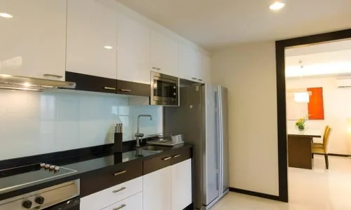 Модные апартаменты с 2 спальнями и с видом на бассейн в проекте Реджент Камала, на пляже Камала 