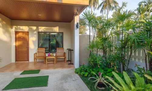 Cтильные апартаменты с 1 спальней и с видом на горы, на пляже Найхарн