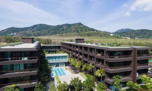 Восхитительные апартаменты с 2 спальнями и с видом на бассейн в проекте Сатурдэйс, на пляже Равай