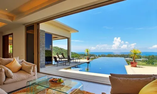 Удобная вилла премиум класса с 4 спальнями и с видом на море в проекте Виста Дел Мар, на пляже Найтон