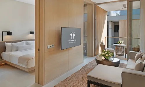 Модные апартаменты с 1 спальней и с видом на море в проекте МонтАзур Лэйксайд, на пляже Камала 